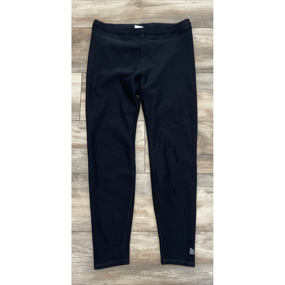 The North Face Women's Black Fleece Lined Leggings Size L - Comfy & Sleek